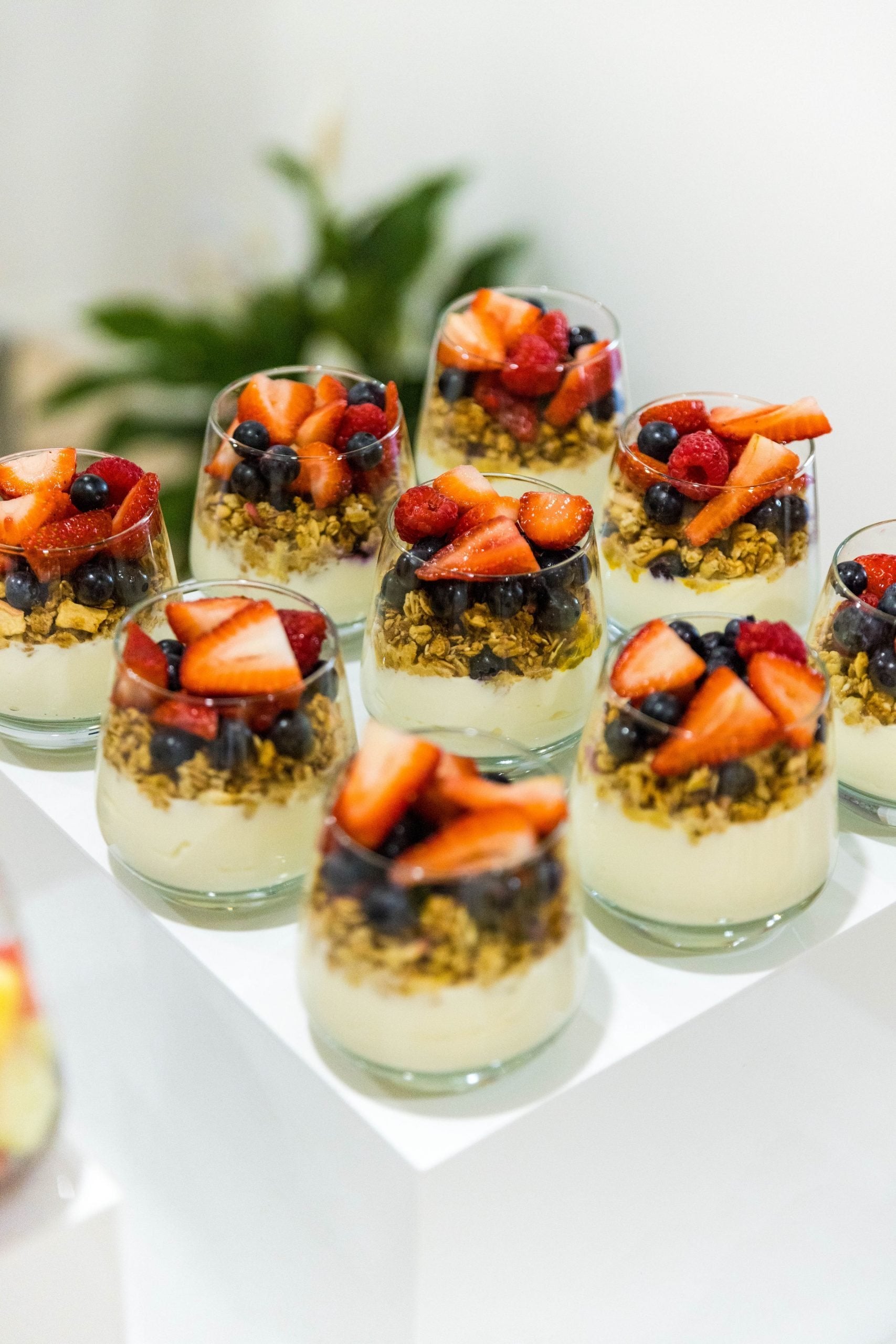 Yogurt, Granola & Berry Compote Cups