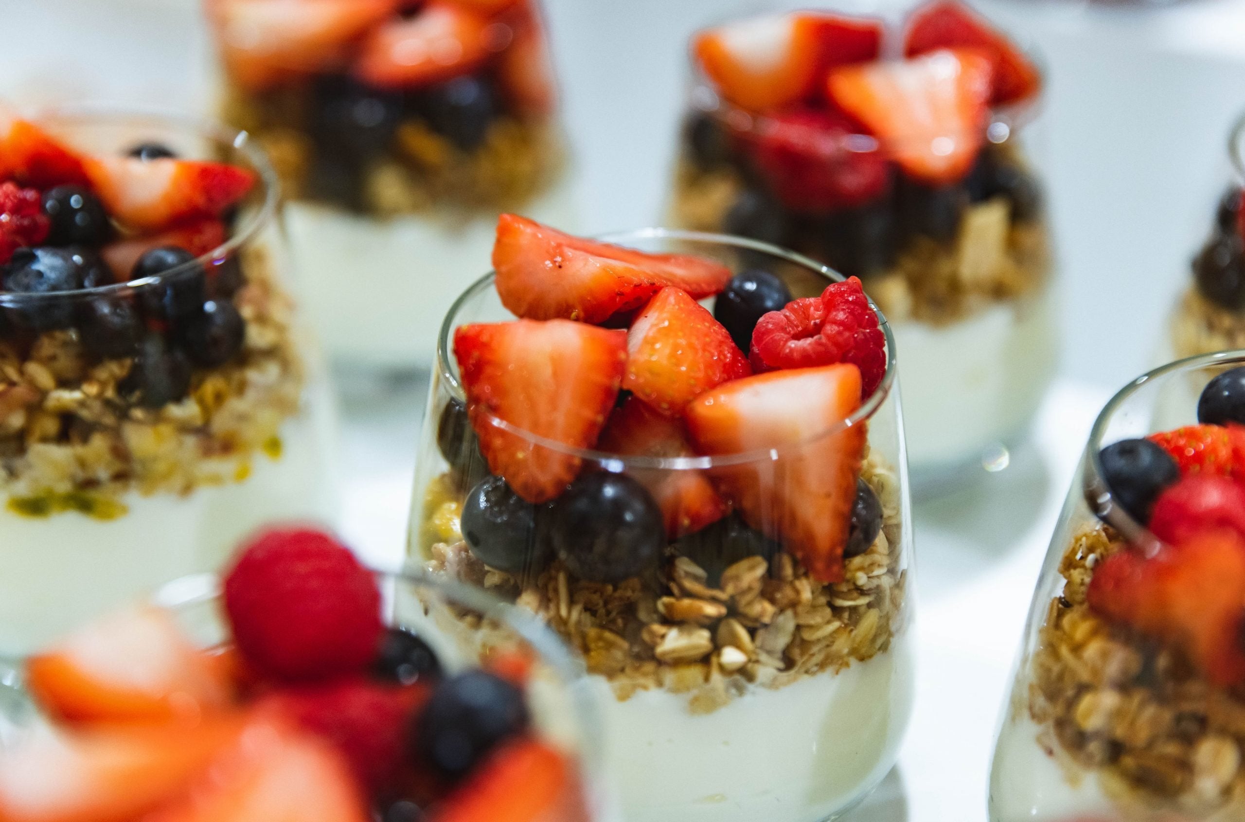 Yogurt, Granola & Berry Compote Cups