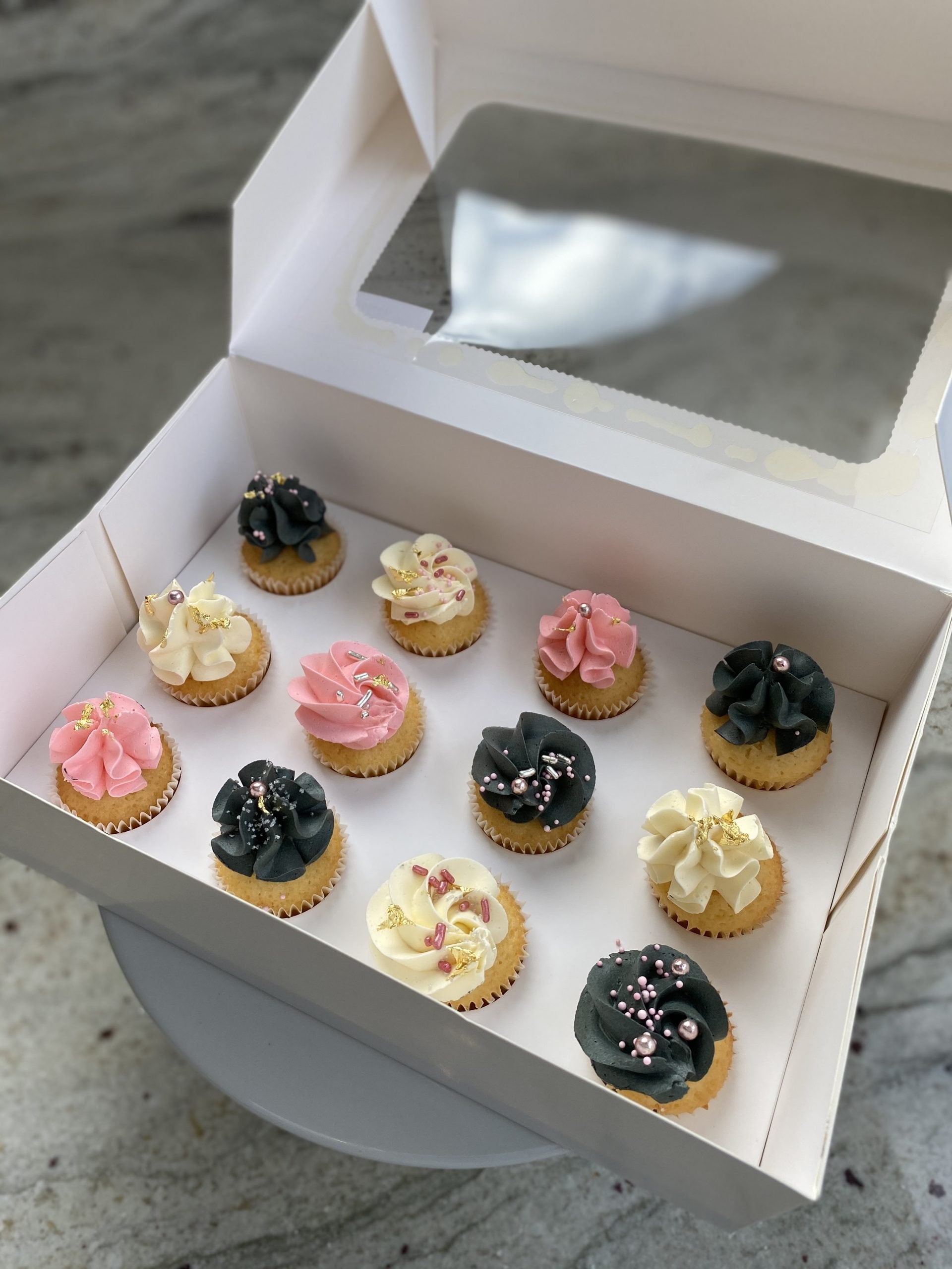 Mini Fancy Cupcakes