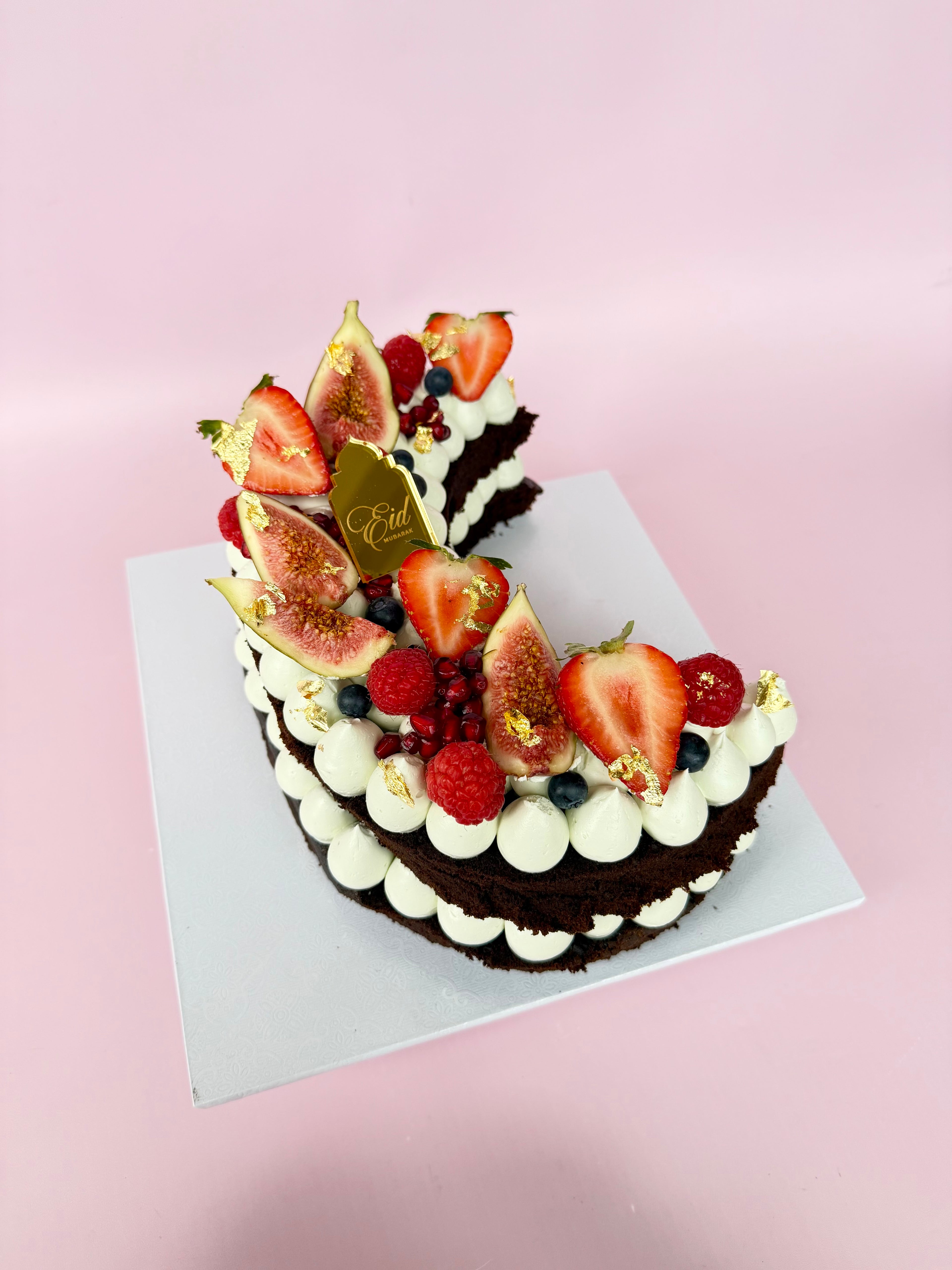 Fruit of Jannah Eid Crescent Cake