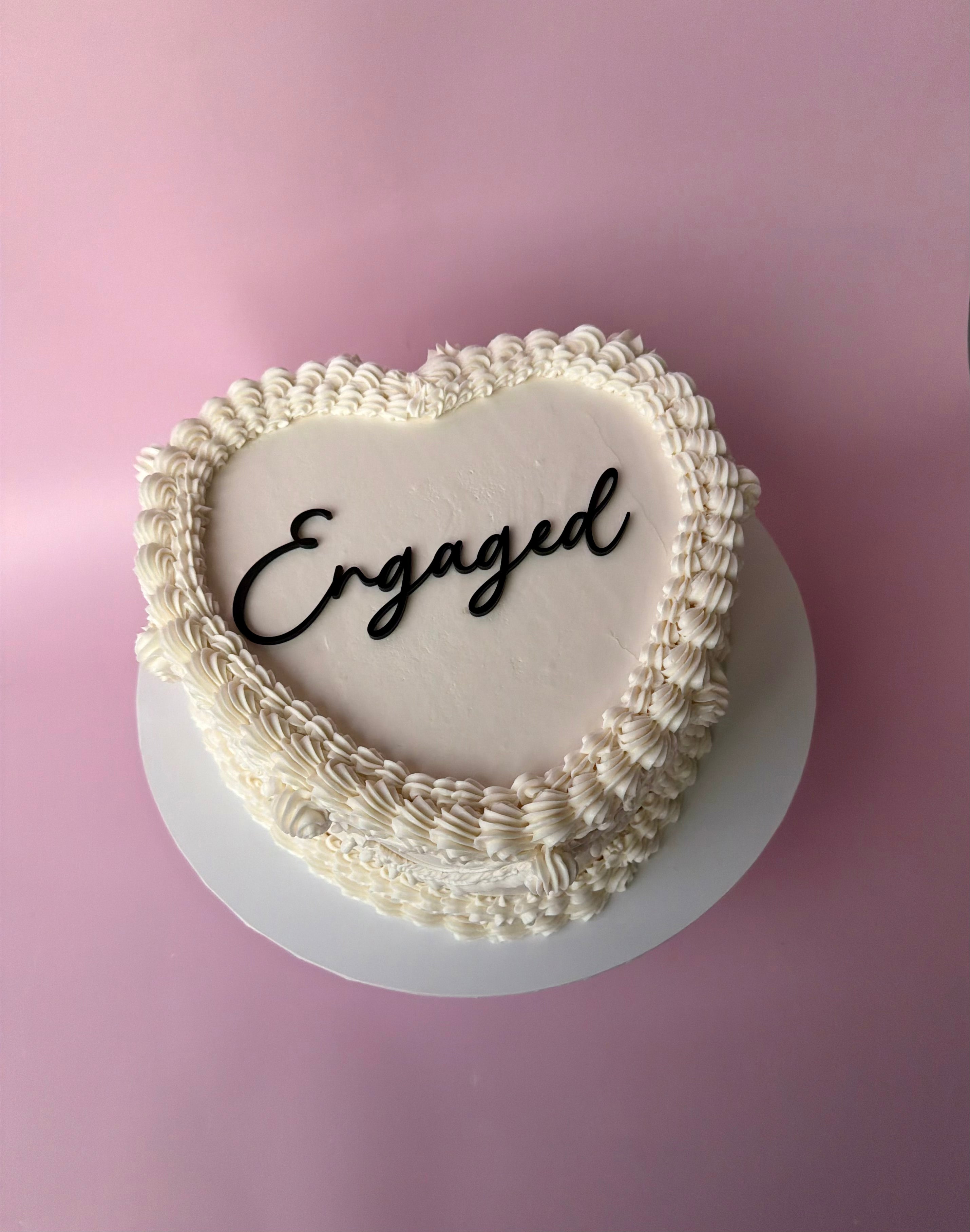 Classic Large Heart Cake