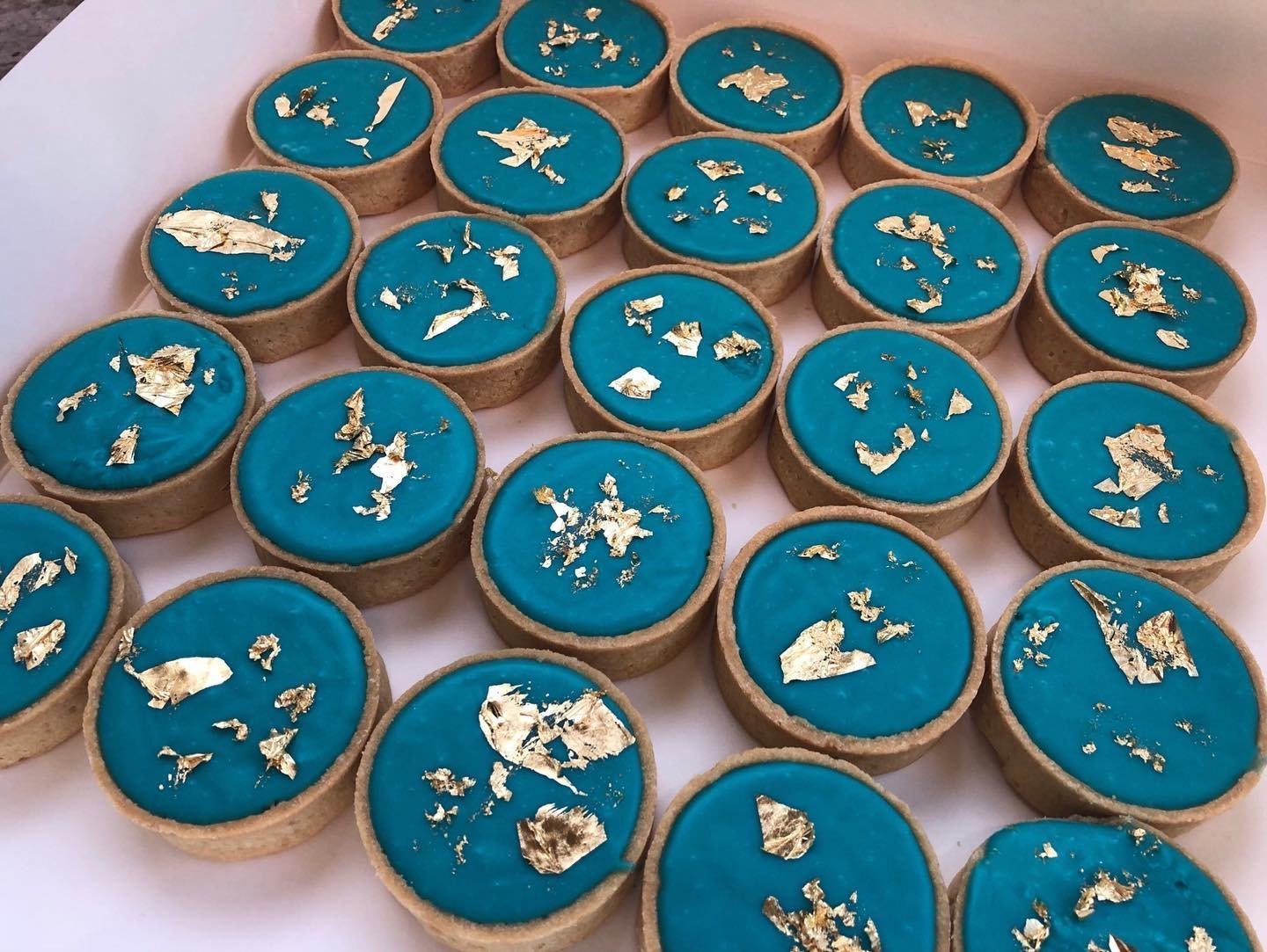 White Chocolate Ganache Tarts