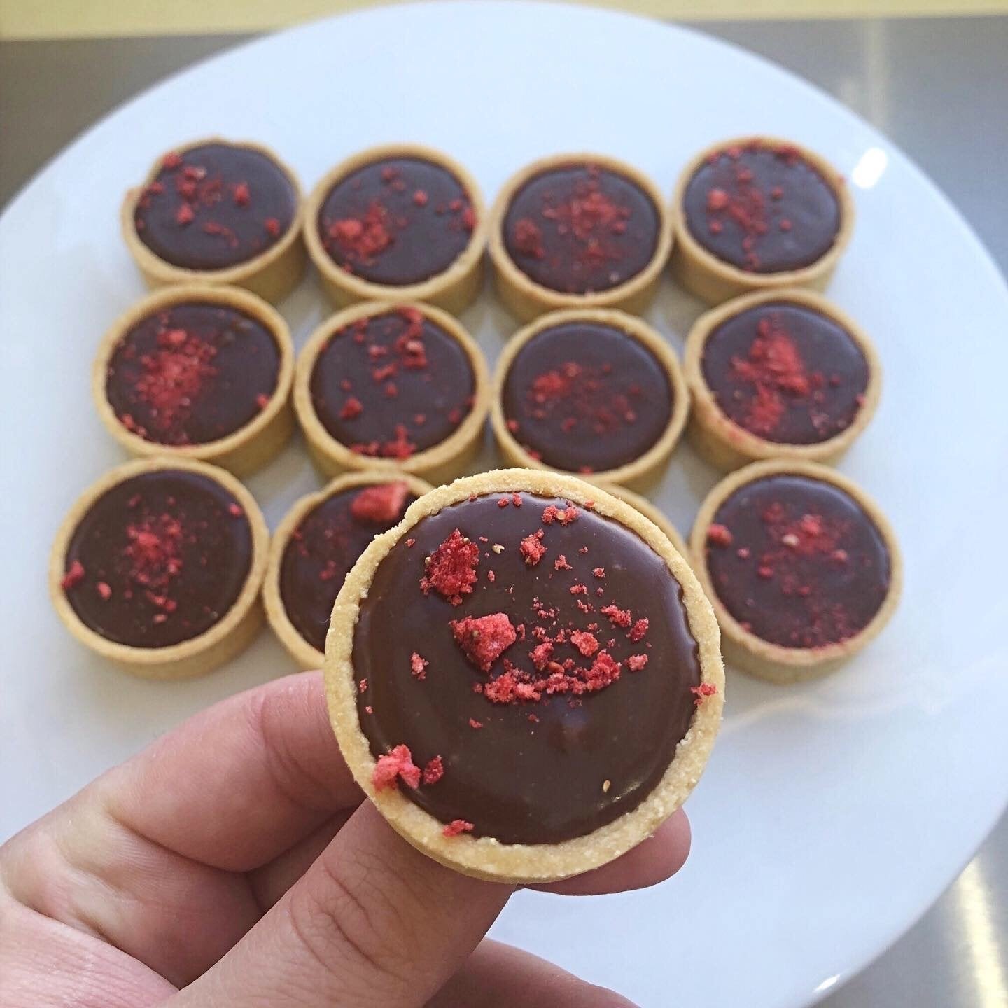 Milk Chocolate Ganache Tarts