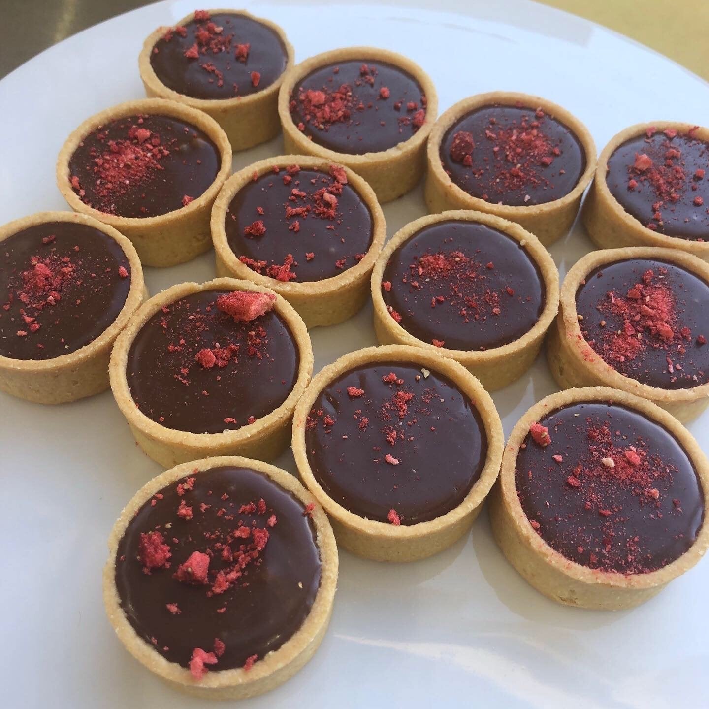 Milk Chocolate Ganache Tarts