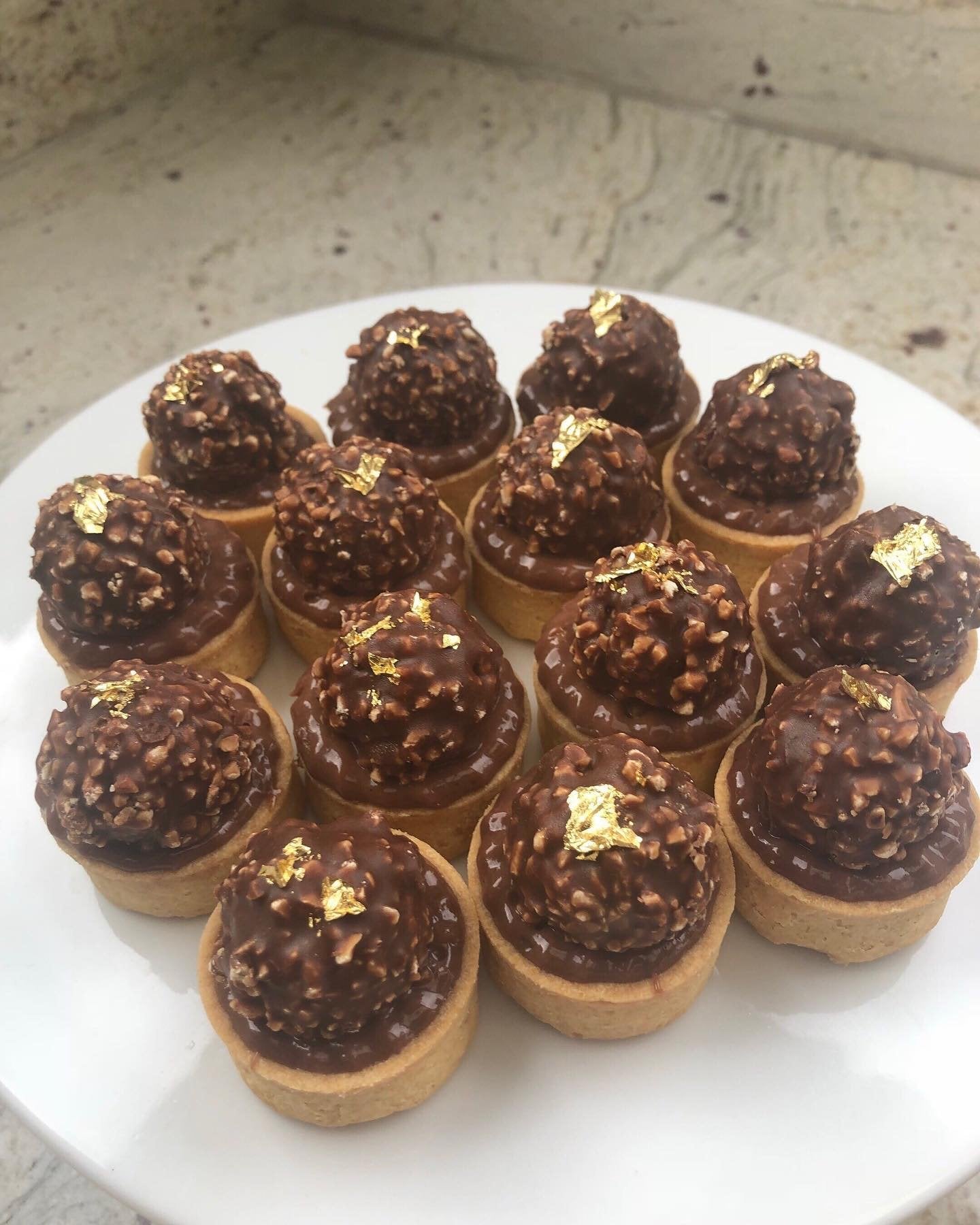 Nutella Custard Tartlets