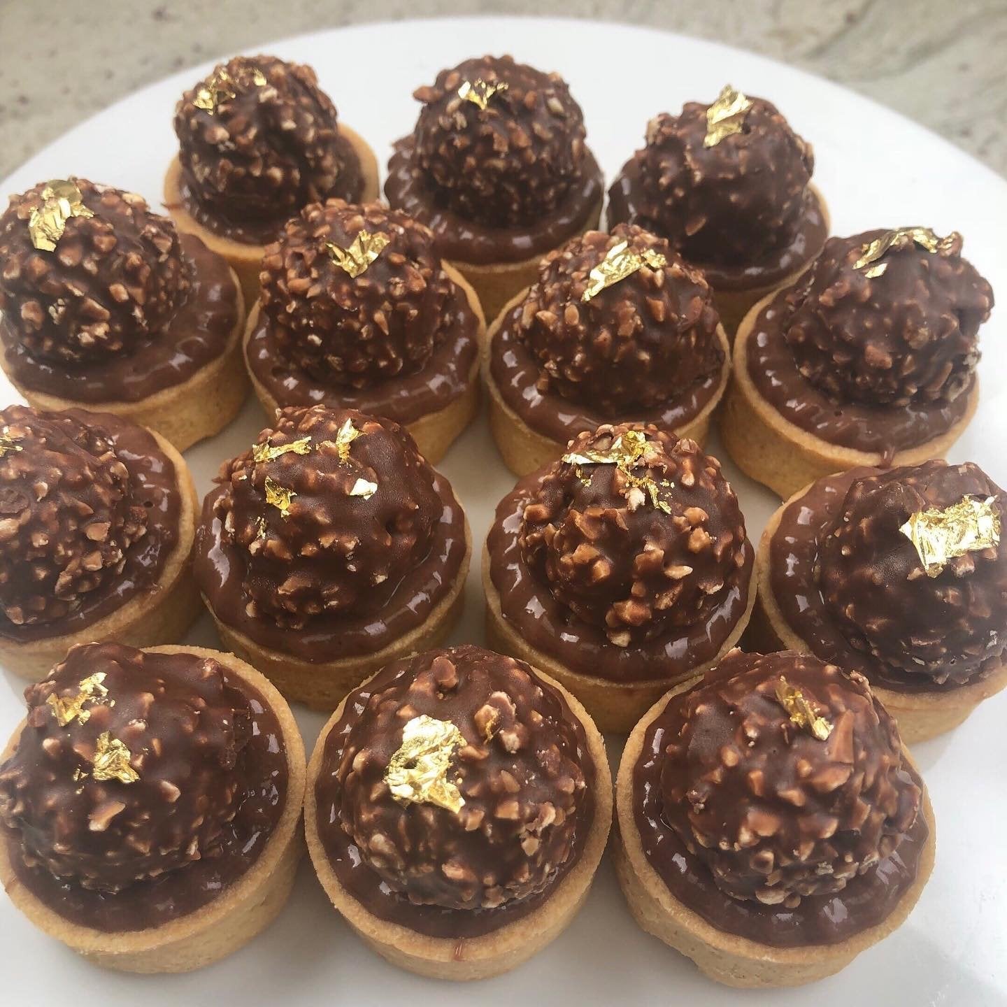 Nutella Custard Tartlets