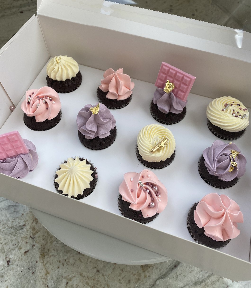 Mini Fancy Cupcakes