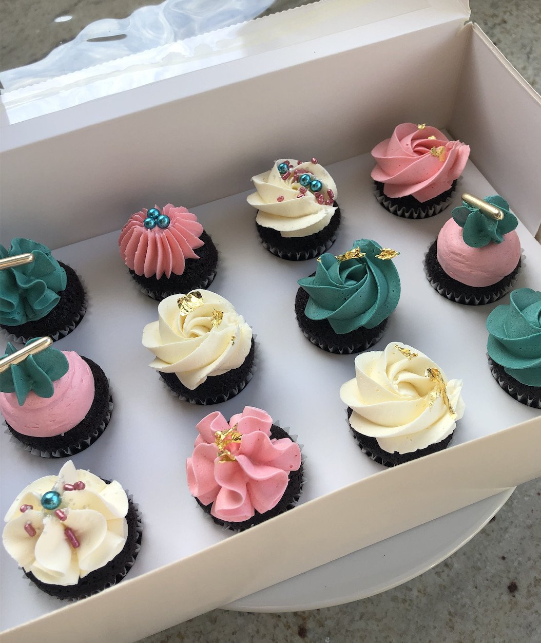 Mini Fancy Cupcakes