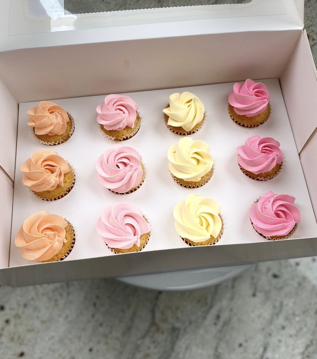 Mini Rosette Cupcakes