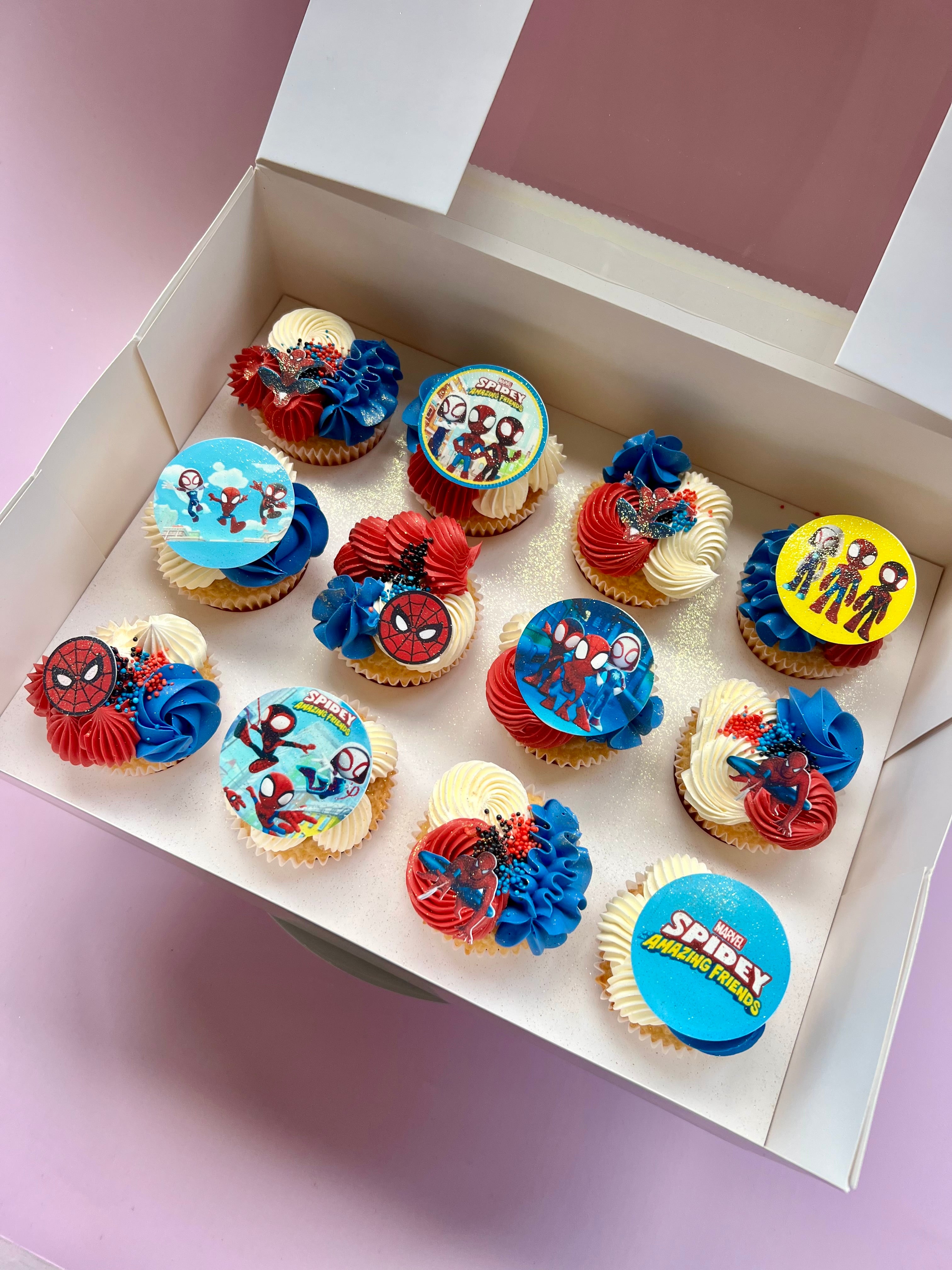 Spidey Cupcakes