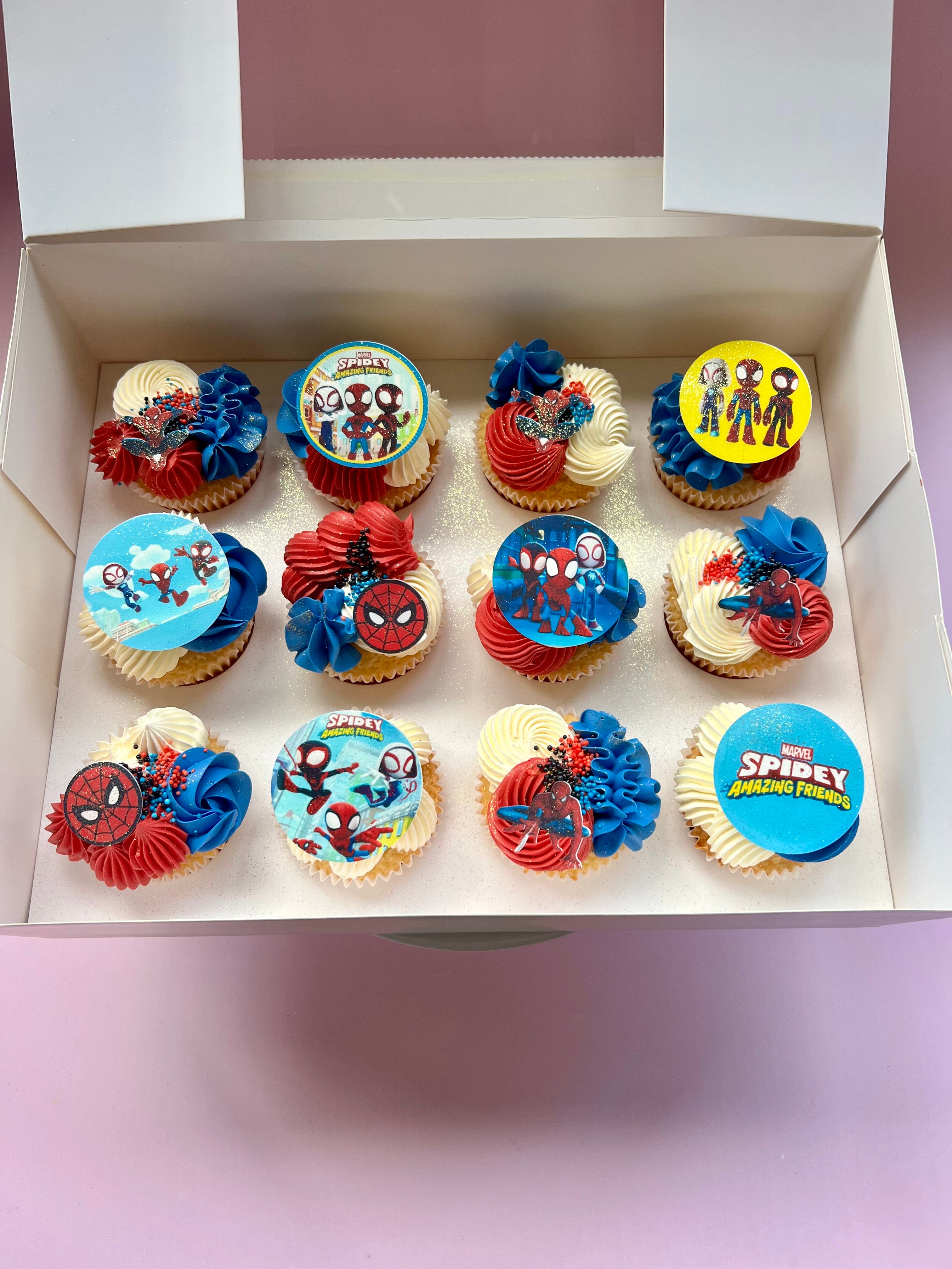 Spidey Cupcakes