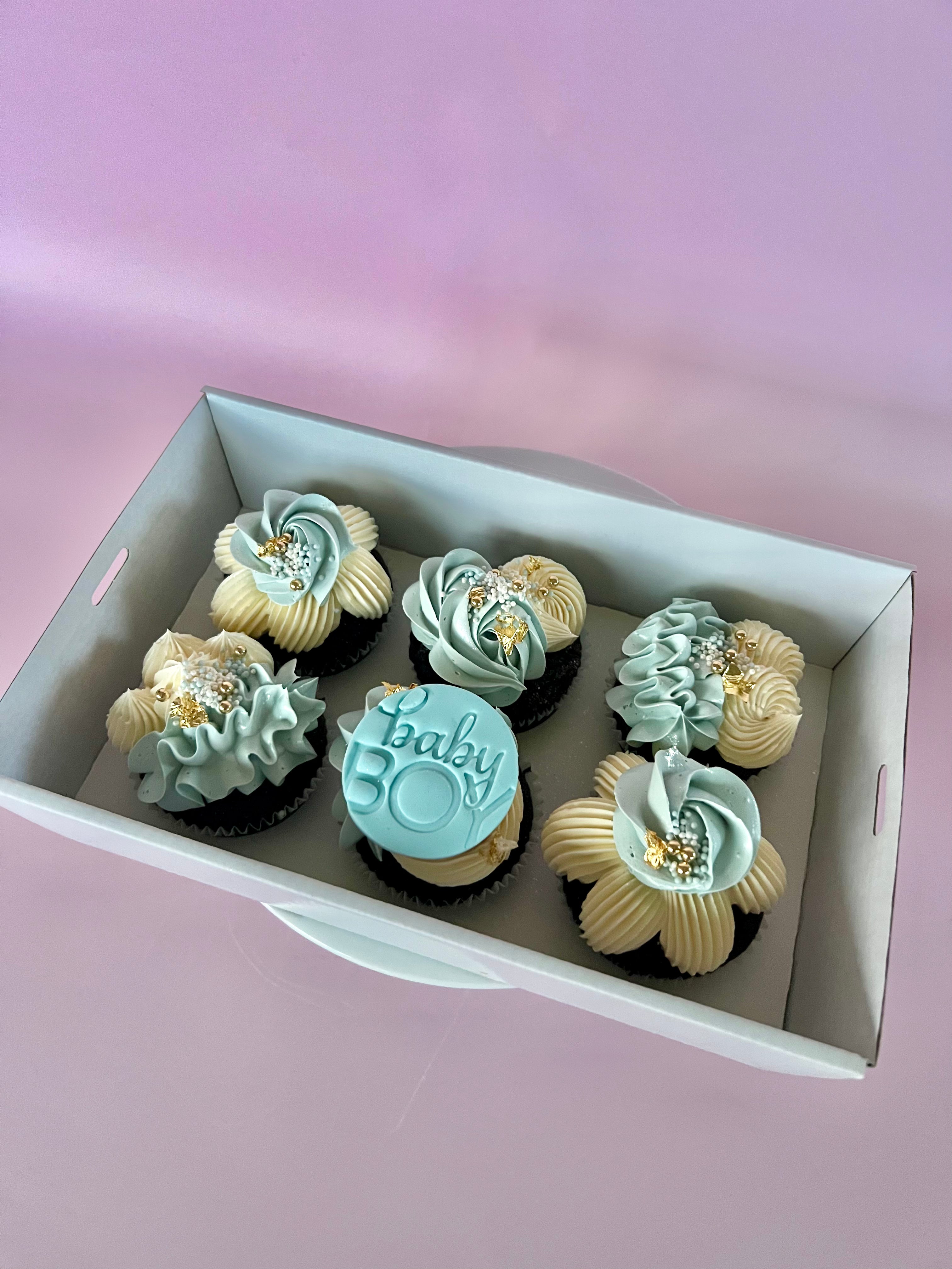 Baby Boy & Baby Girl Standard Size Cupcakes