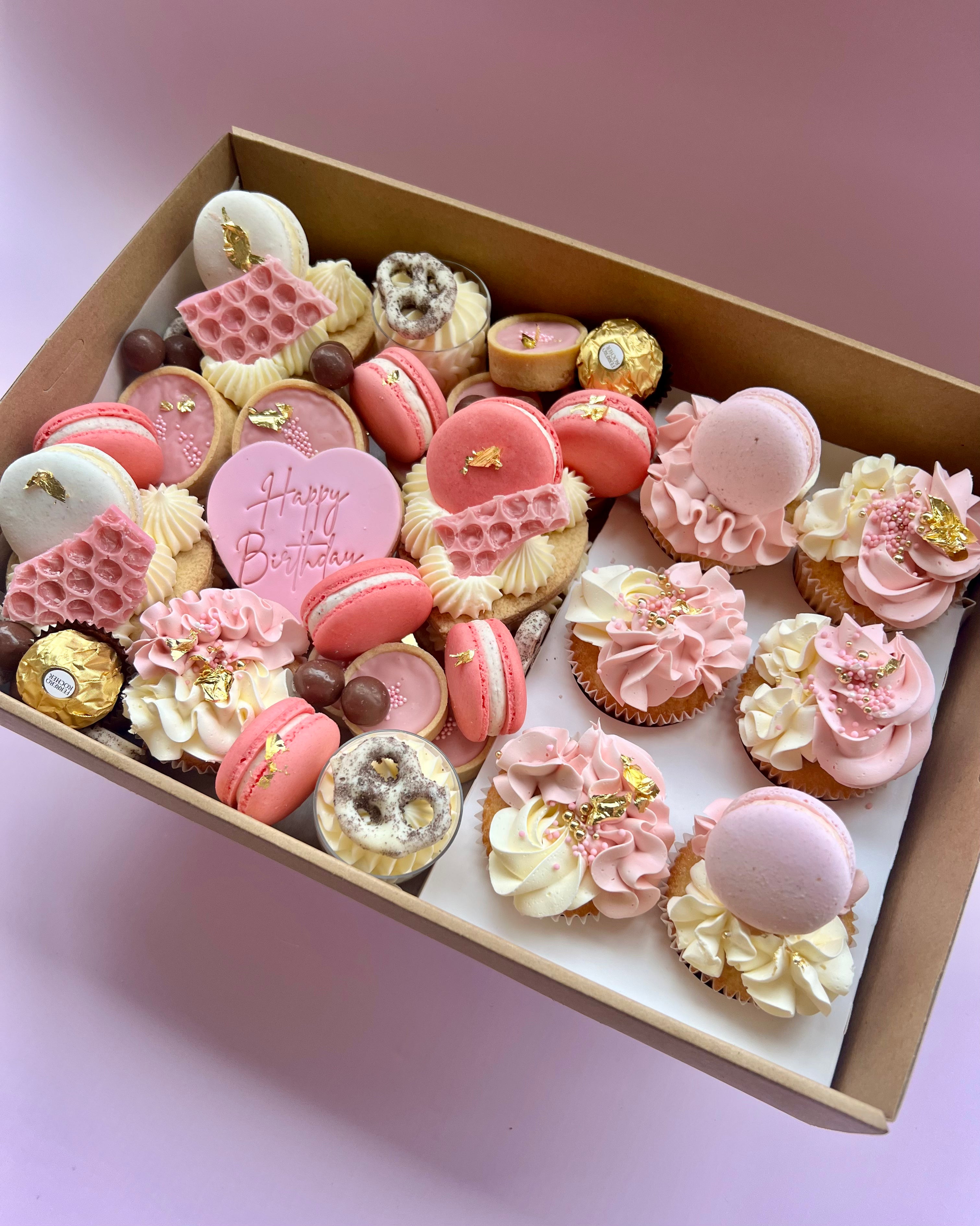 Dessert Grazing Box & 6 Pack Cupcakes