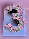 NUMBER/ LETTER CAKE- PIPING ONLY