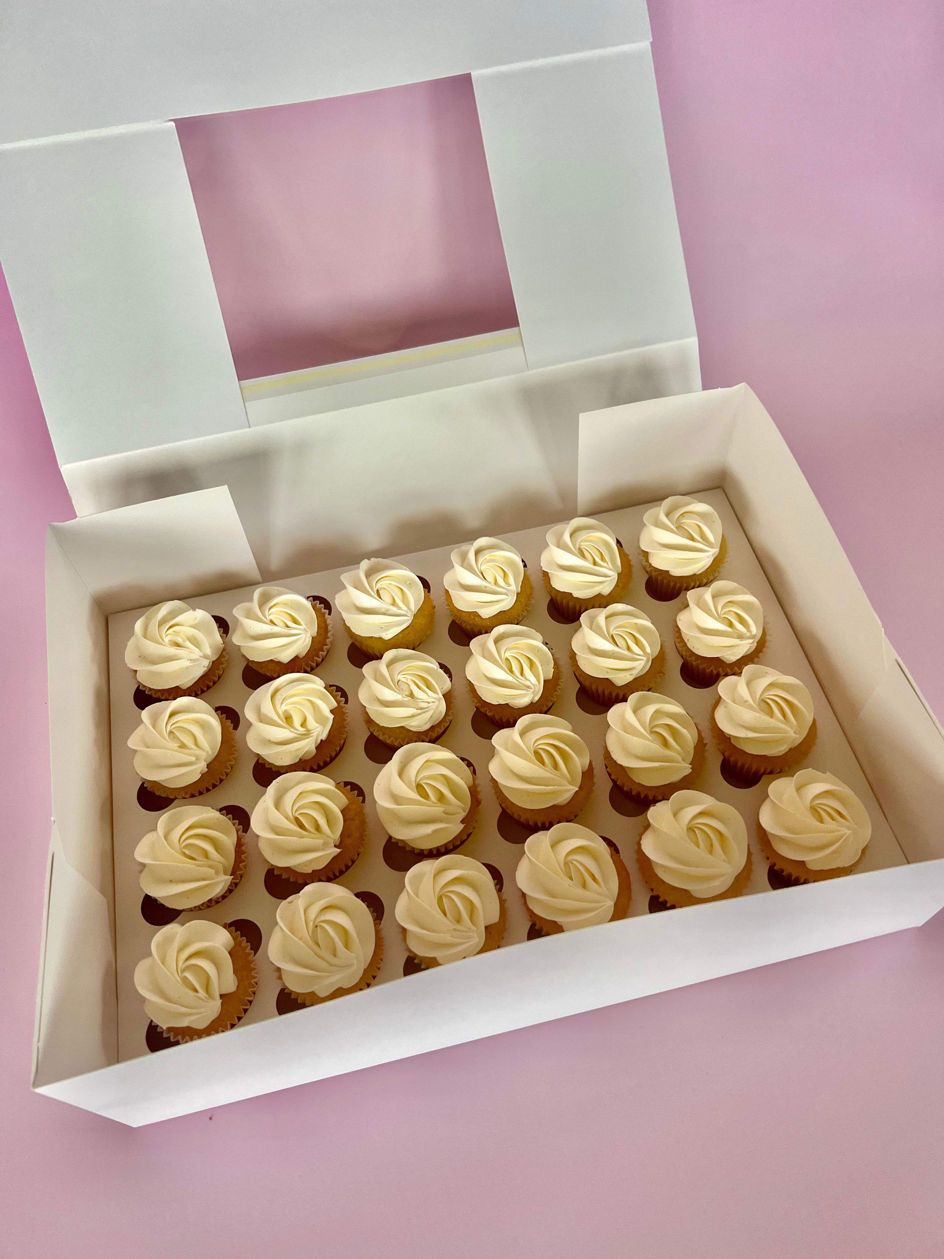 Mini Rosette Cupcakes