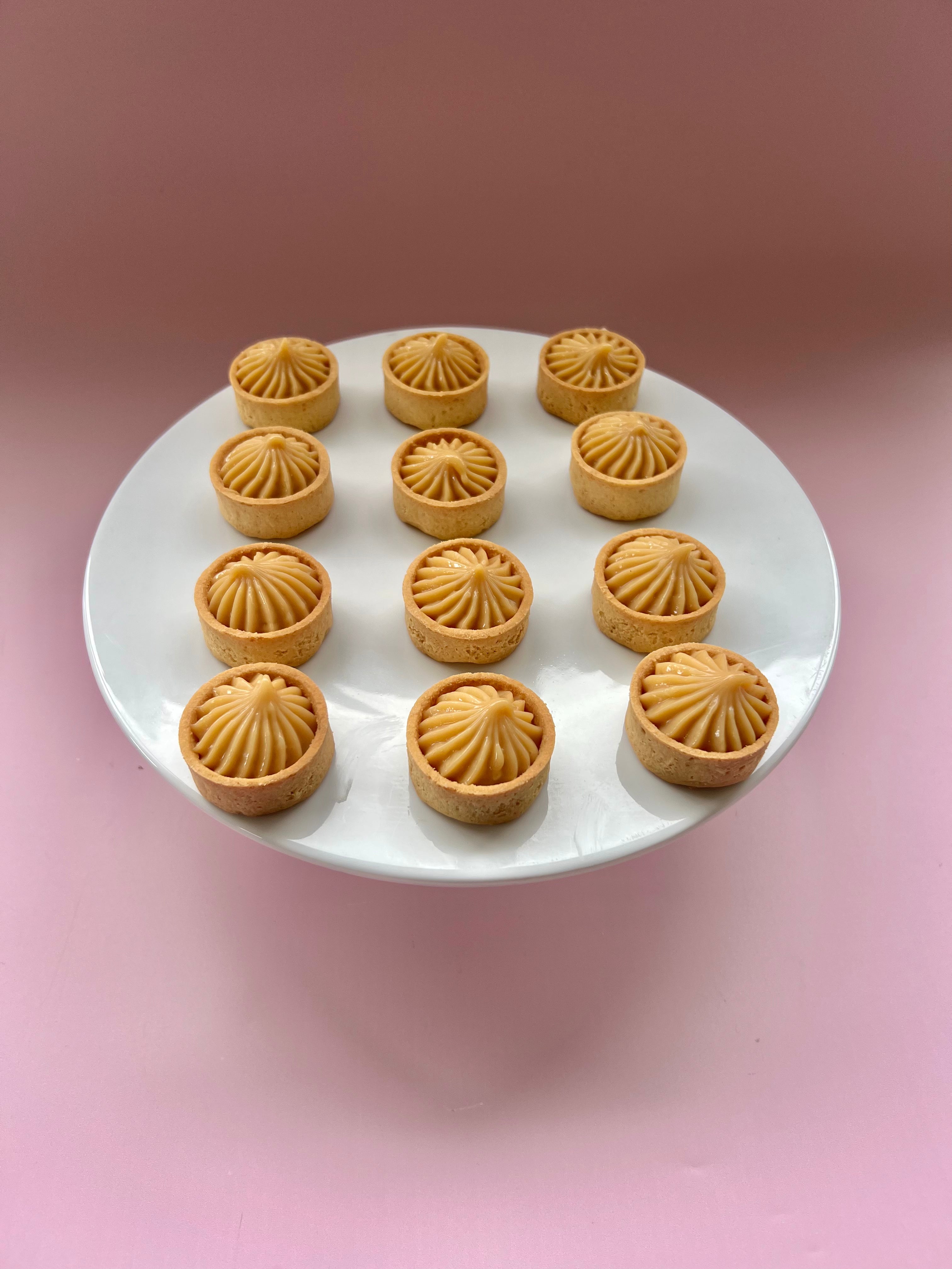 Salted Caramel Custard Tarts