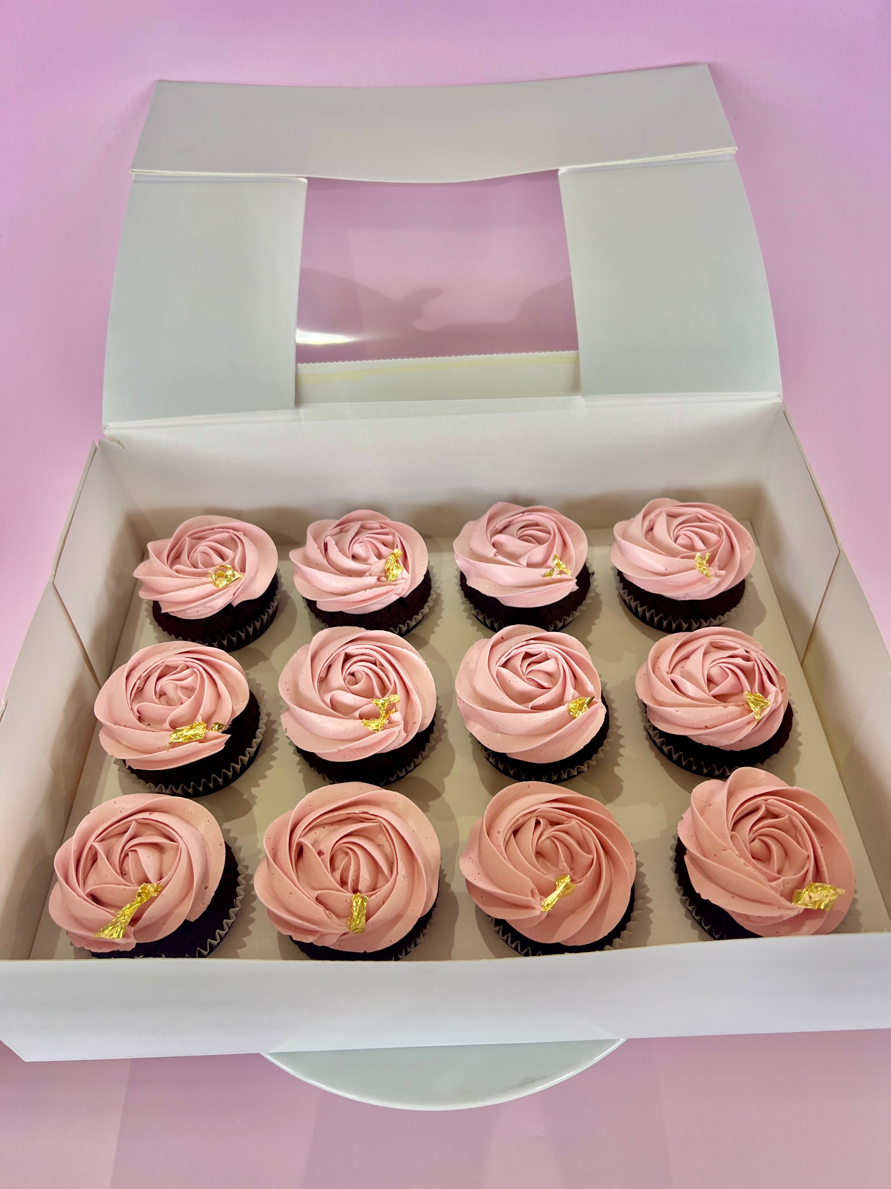 Standard Rosette Swirl Cupcakes