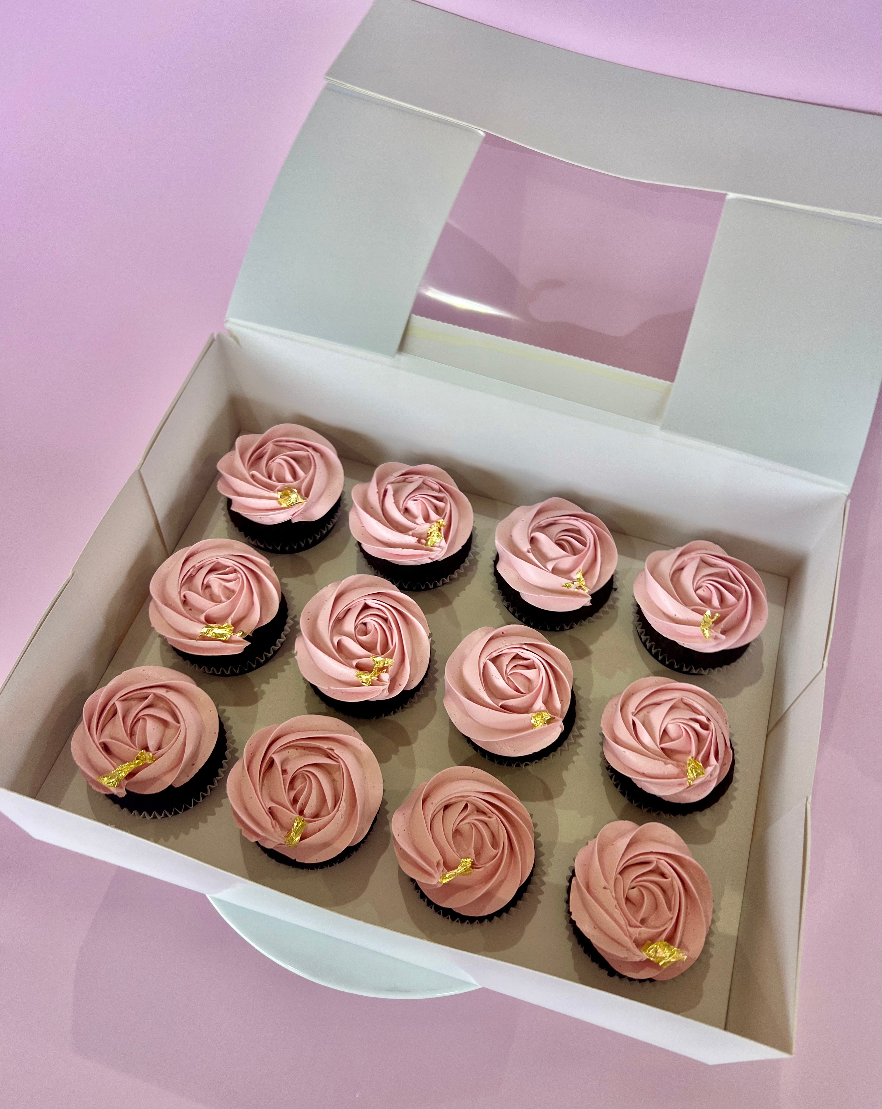 Standard Rosette Swirl Cupcakes