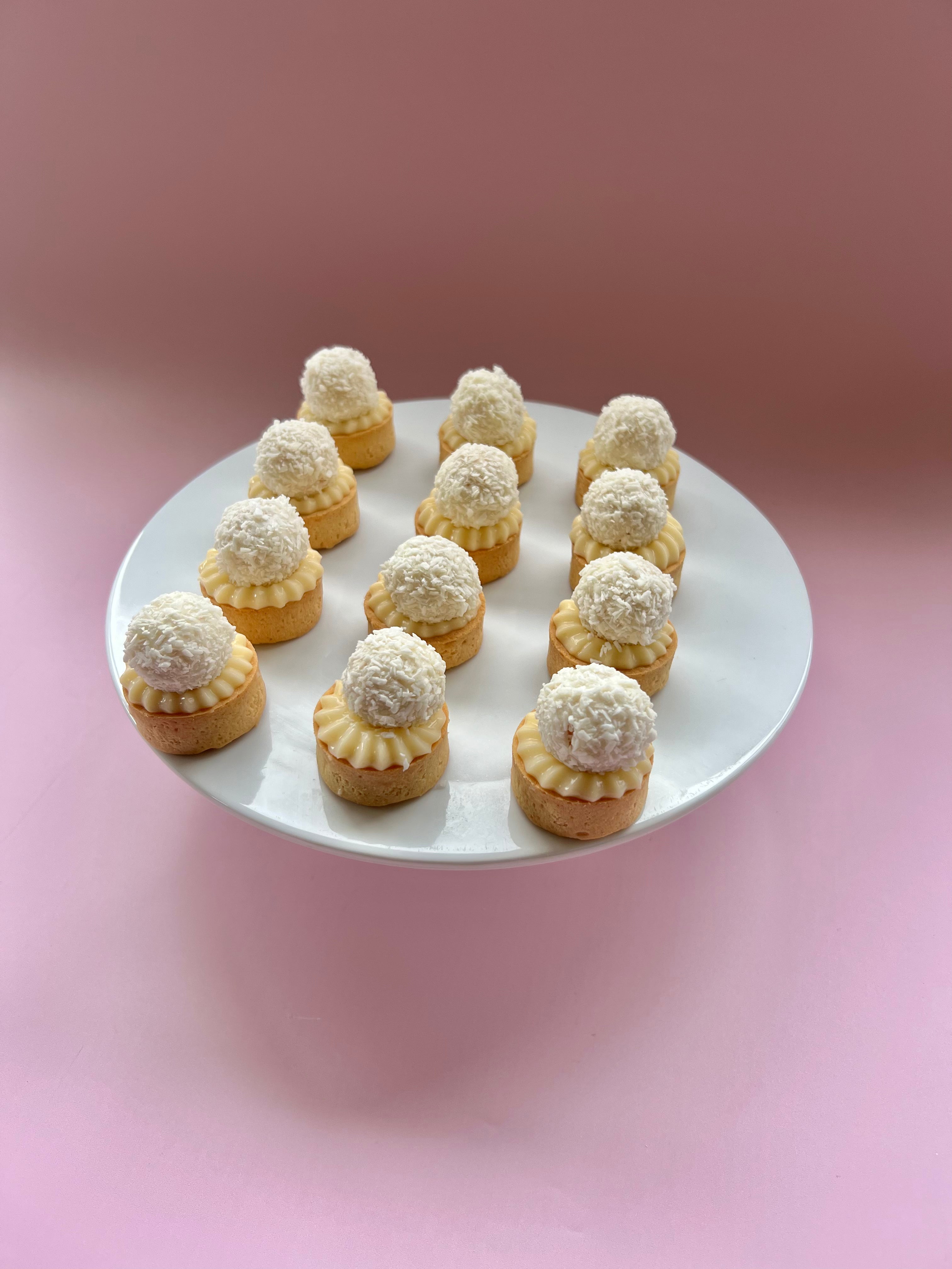 White Chocolate Custard Tarts