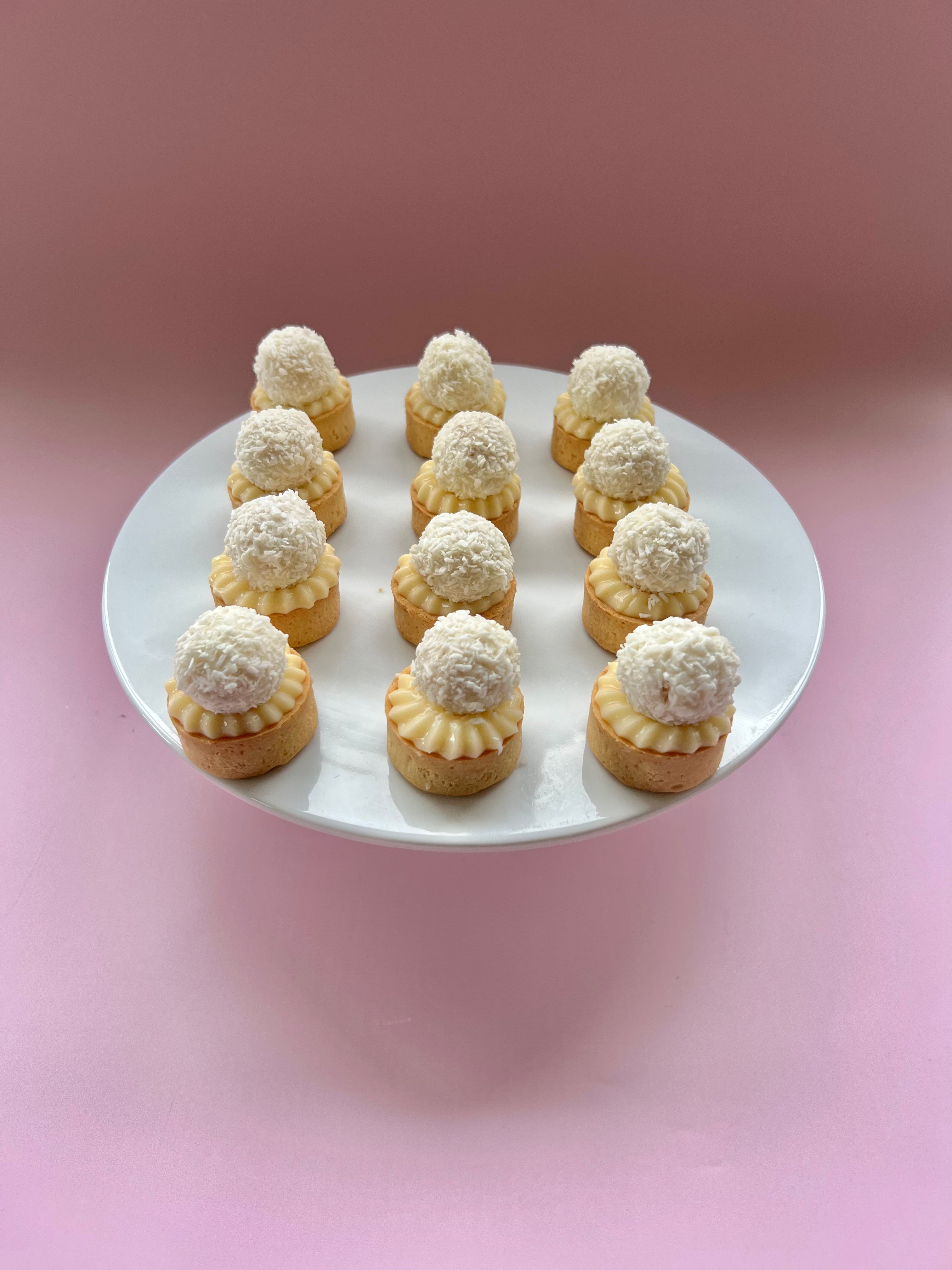 White Chocolate Custard Tarts