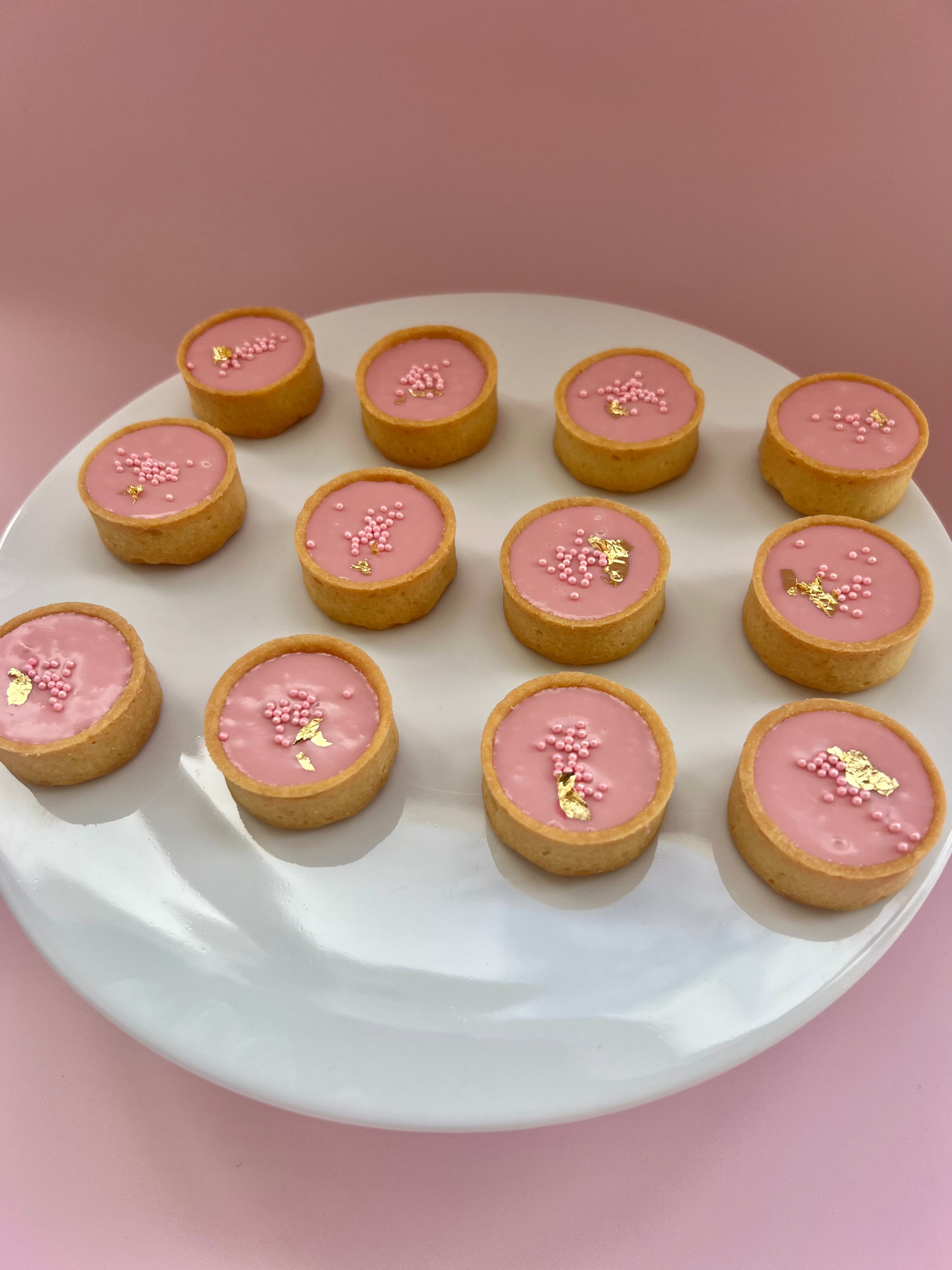 White Chocolate Ganache Tarts