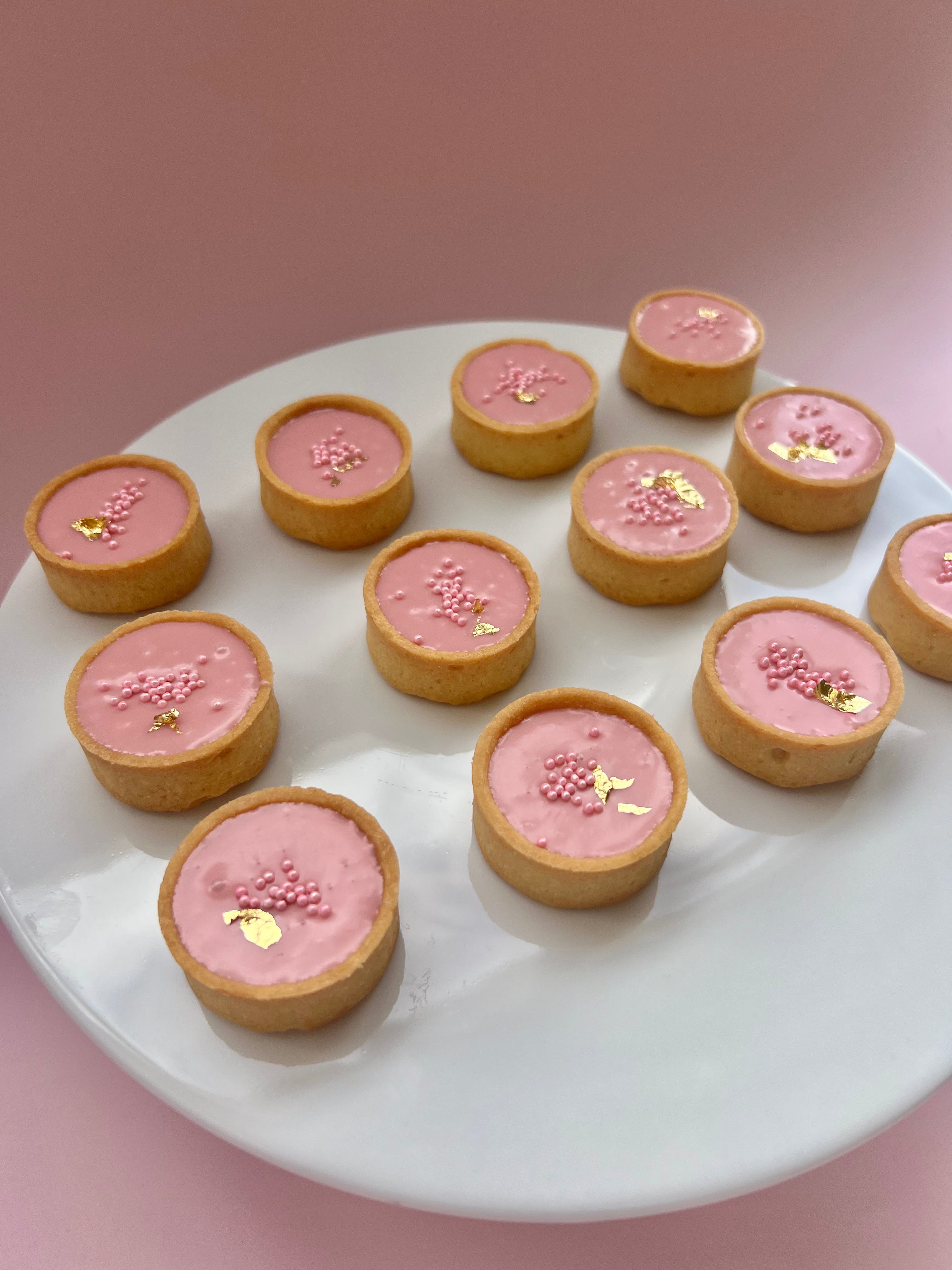 White Chocolate Ganache Tarts