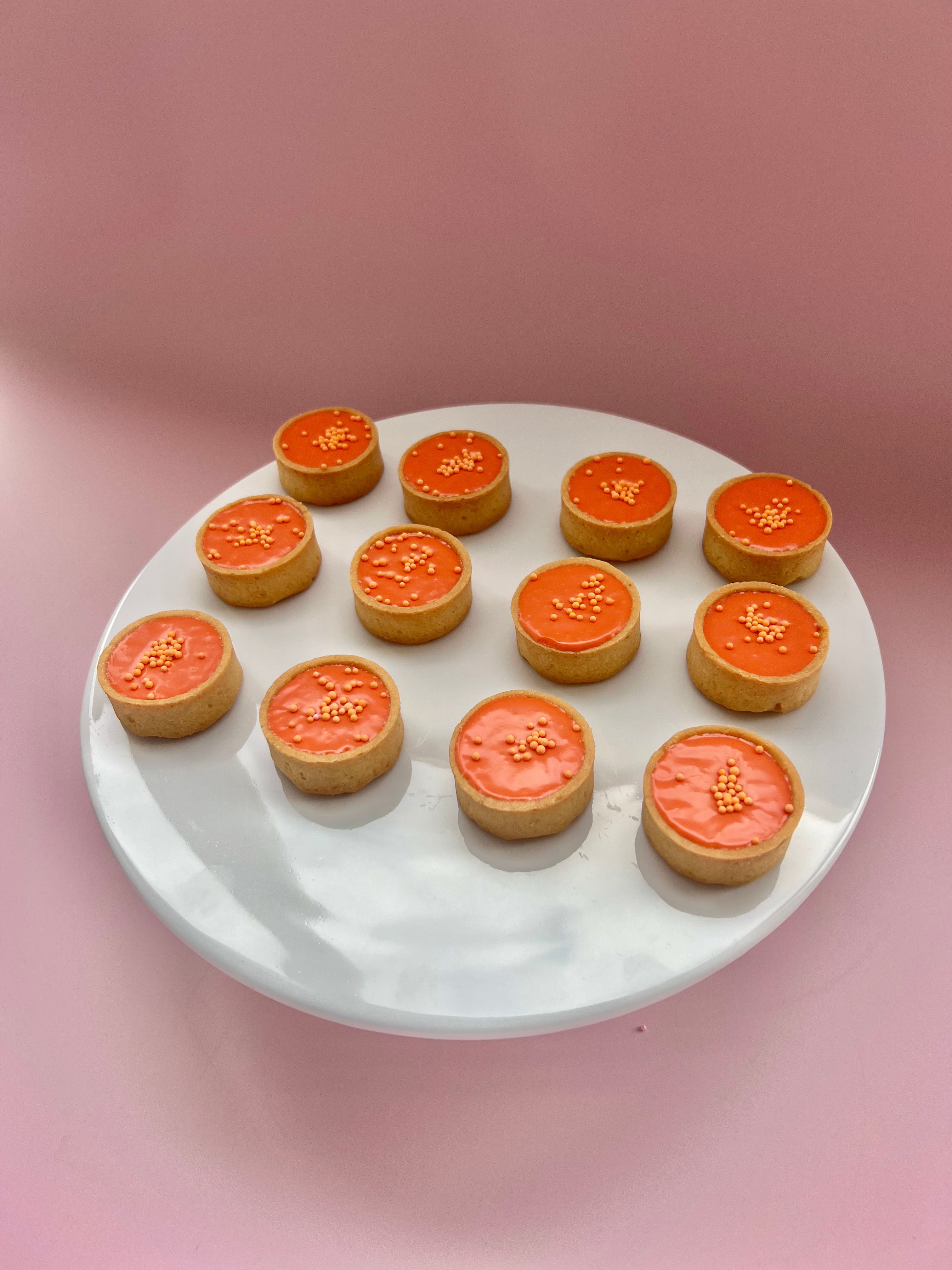 White Chocolate Ganache Tarts