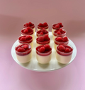 White Chocolate Raspberry Panna Cotta - Mini